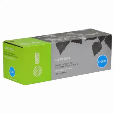 Картридж Cactus CS-CF283X для HP LJ Pro M225dn/M201/M202, черный