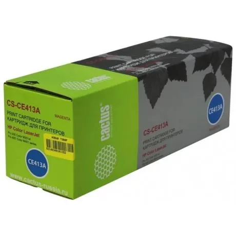 Картридж Cactus CS-CE413A для HP CLJ Pro 300/400/M351, пурпурный