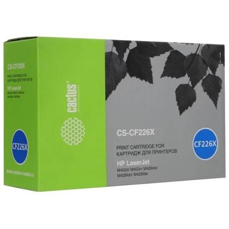 

Картридж Cactus CS-CF226X для HP LJ M402d/M402n/M426dw/M426fdn/M426fdw, черный