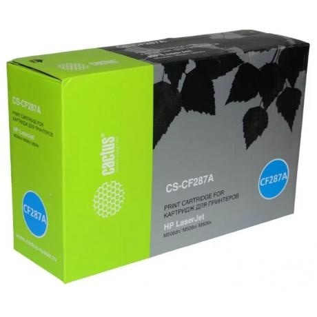 

Картридж Cactus CS-CF287A для HP LJ M506dn/M506n/M506x, черный