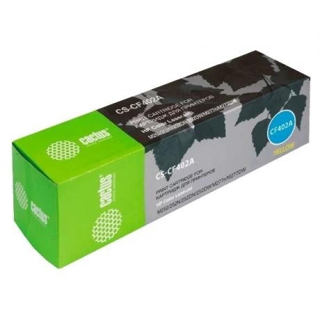

Картридж Cactus CS-CF402A для HP CLJ M252/252N/252DN/252DW/M277n/M277DW, желтый