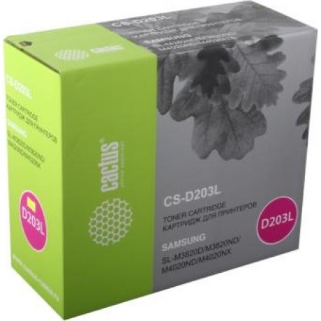 

Картридж Cactus CS-D203L для Samsung SL-M3820D/M3820ND/M4020ND/M4020NX, черный