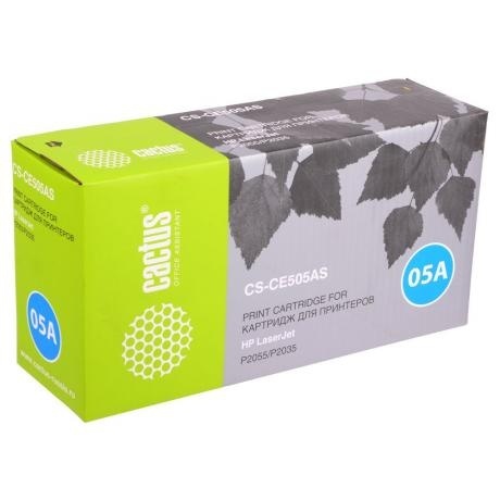 

Картридж Cactus CS-CE505A для HP LaserJet P2055/ P2035, черный