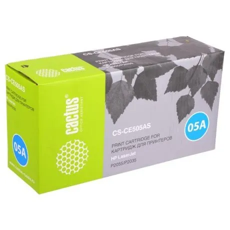 Картридж Cactus CS-CE505A для HP LaserJet P2055/ P2035, черный
