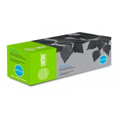 Картридж Cactus CS-CF411A для HP LJ M452DW/DN/NW, M477FDW/M477FD...