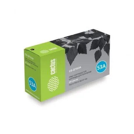 Картридж Cactus CS-Q7553AS для HP P2014/P2015/M2727, черный