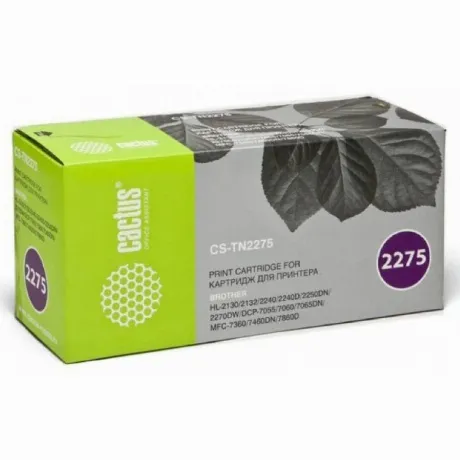 Картридж Cactus CS-TN2275S для Brother HL 2240/2240R/2250/2250DN...