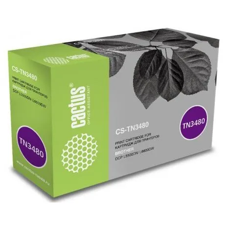 Картридж Cactus CS-TN3480 для Brother DCP L5500DN/ L6600DW, черн...
