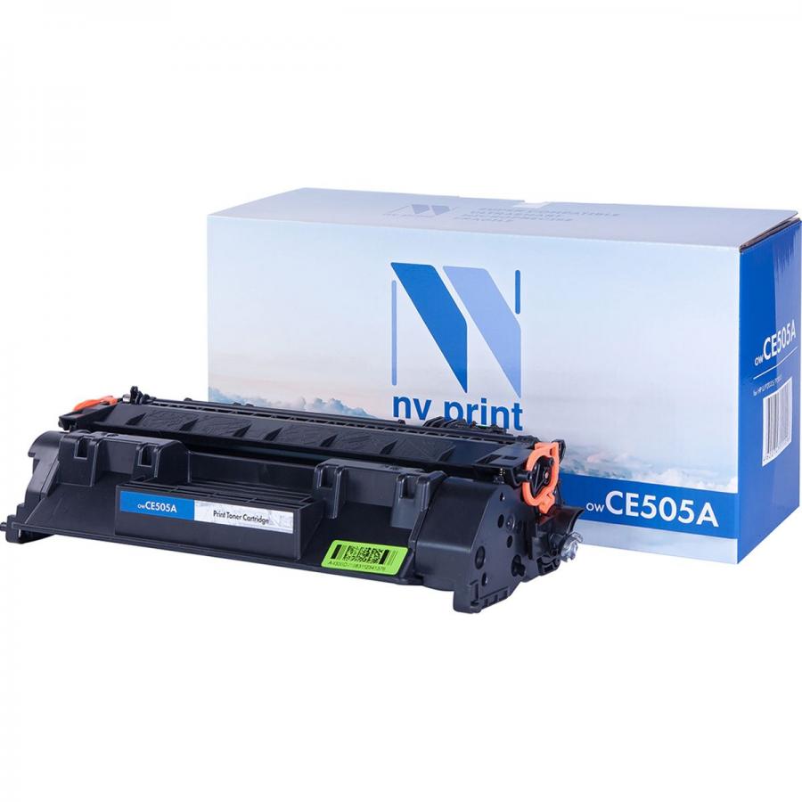 Картридж NV Print CE505A для Нewlett-Packard LJ P2035/P2055 (2300k) картридж для лазерного принтера nv print nv ce505a set2