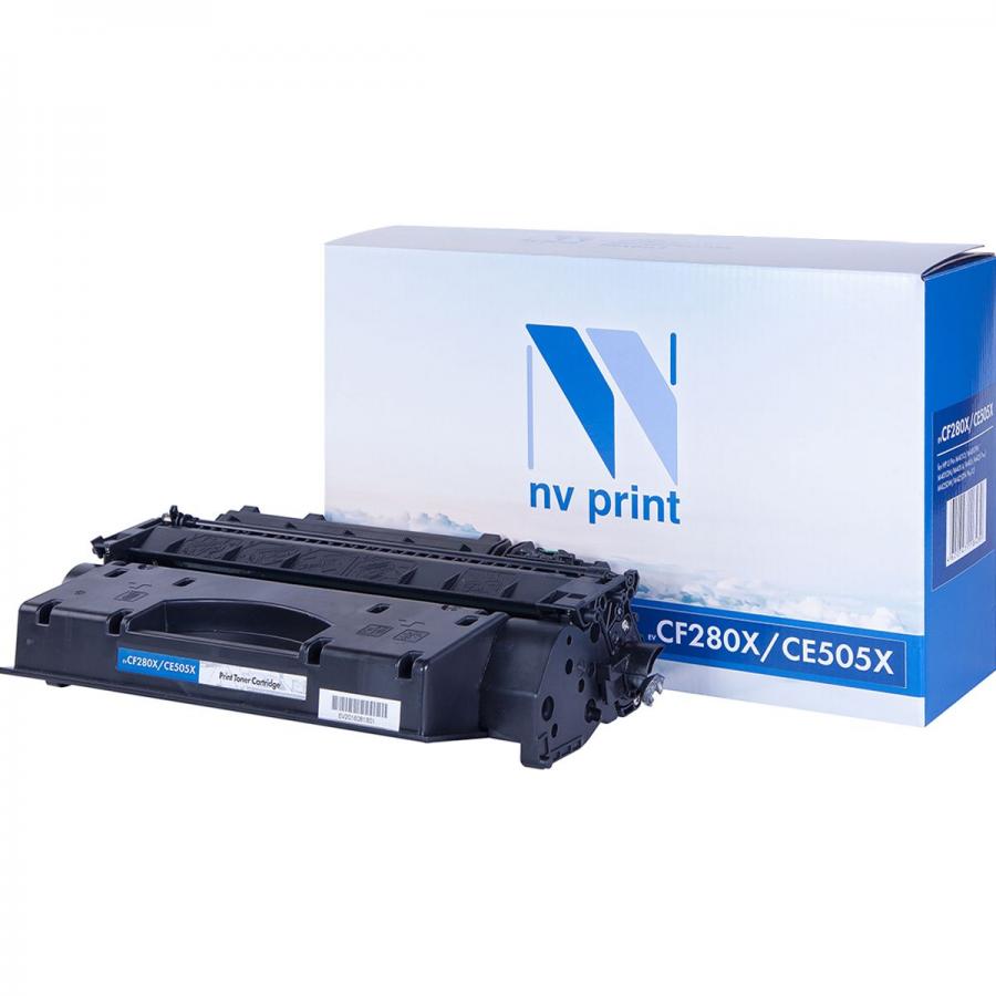 Картридж NV Print CF280X/CE505X для Нewlett-Packard LJ P2035/P2055 (6900k) запчасть hp rc1 3685 3685n вал резиновый lj p2035 p2055 m401 m425 ir1133 jpn совм