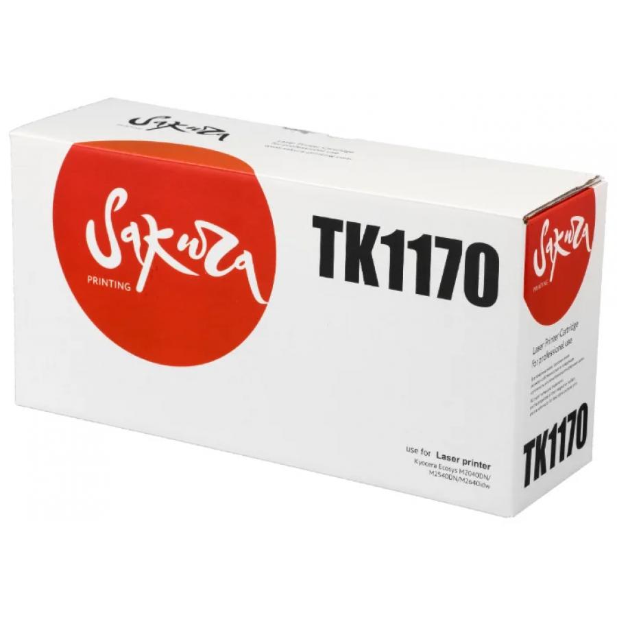 цена Картридж SAKURA TK1170 для Kyocera Mita ECOSYS m2040dn/ m2540dn/ m2640idw, черный, 7 200 к.