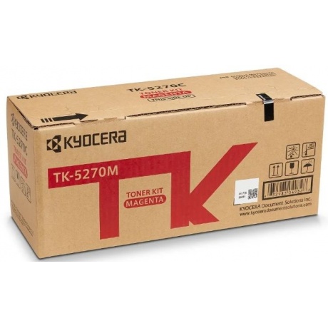 Тонер Картридж Kyocera TK-5270M пурпурный (6000стр.) для Kyocera M6230cidn/M6630cidn/P6230cdn - фото 3