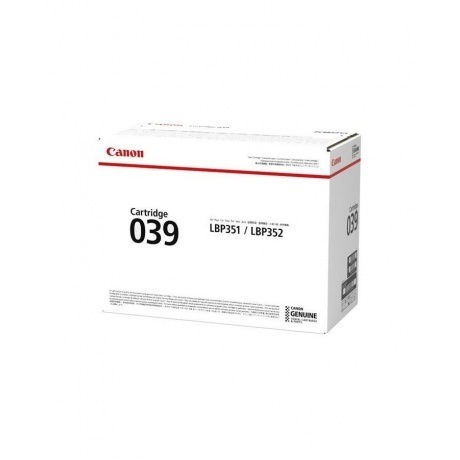 

Тонер Картридж Canon 039BK 0287C001 черный (11000стр.) для Canon LBP-351