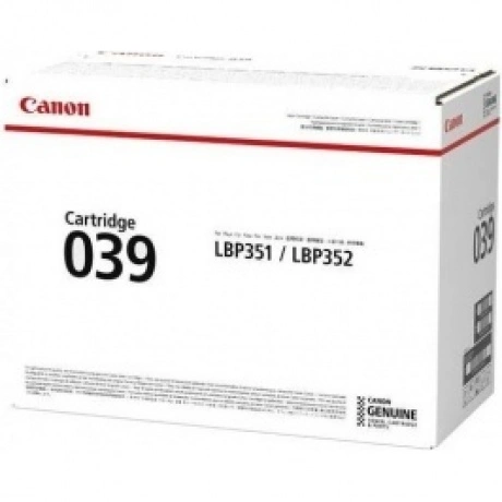 Тонер Картридж Canon 039BK 0287C001 черный (11000стр.) для Canon...