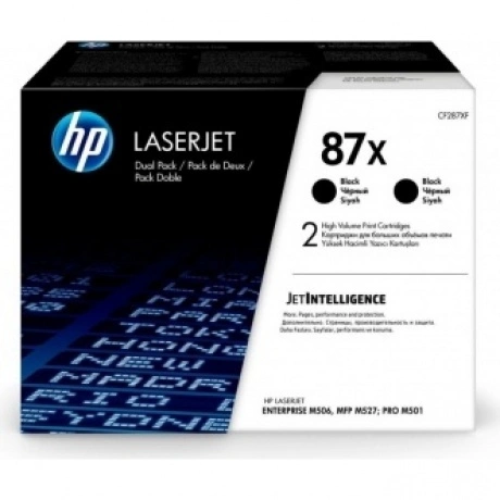 Тонер Картридж HP 87X CF287XD черный x2уп. (36000стр.) для HP LJ...