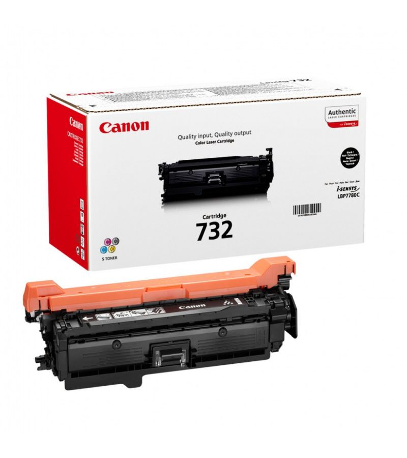 цена Тонер Картридж Canon 732HBK 6264B002 черный (12000стр.) для Canon LBP7780