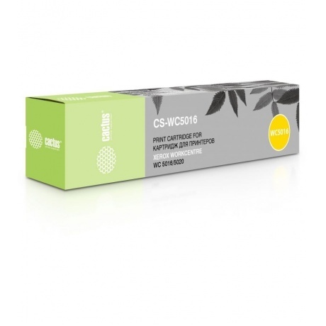 Тонер Картридж Cactus CS-WC5016 106R01277 черный x2уп для Xerox WorkCentre 50165020 1039₽