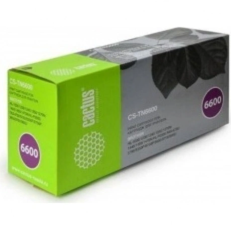 Тонер Картридж Cactus CS-TN6600 черный для Brother HL-1030/1230/...