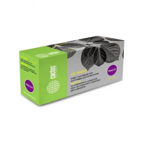 Тонер Картридж Cactus CS-TN423Y желтый (4000стр.) для Brother DC...