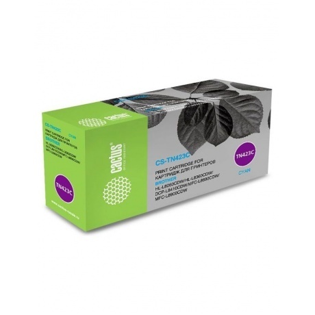 

Тонер Картридж Cactus CS-TN423C голубой (4000стр.) для Brother DCP L8410CDW/HL L8260CDW/MFC L8690CDW