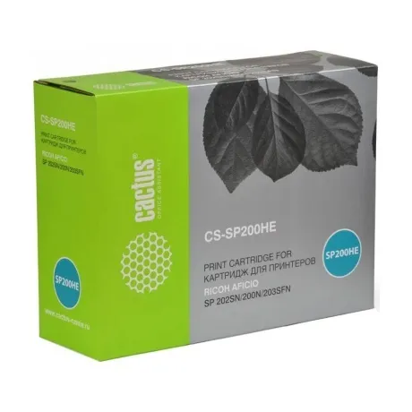 Тонер Картридж Cactus CS-SP200HE черный для Ricoh SP 202SN/200N/...