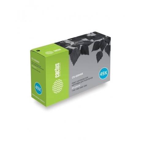 

Тонер Картридж Cactus CS-Q5949X черный для HP Laser Jet 1320/ 3390/ 3392 (6000стр.)