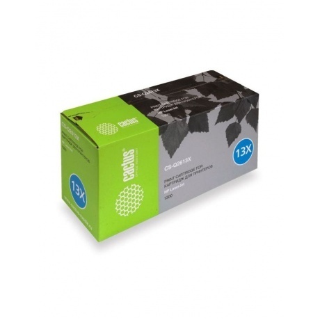

Тонер Картридж Cactus CS-Q2613X черный для HP 1300/1300N (4000стр.)