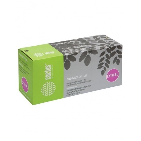 

Тонер Картридж Cactus CS-D103L черный для Samsung SCX-4728FD/ML-2955ND/2955DW (2500стр.)