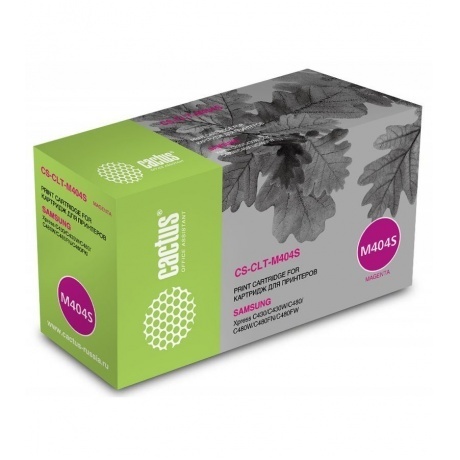

Тонер Картридж Cactus CS-CLT-M404S пурпурный для Samsung SL-C430/C430W/C480/C480W/C480FW (1000стр.)