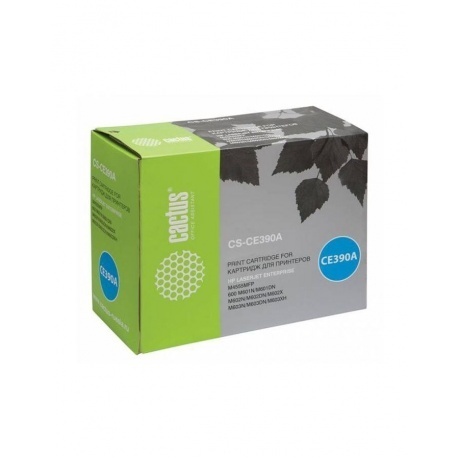 

Тонер Картридж Cactus CS-CE390A черный для HP LJ M4555/M601/M602/M603 (10000стр.)