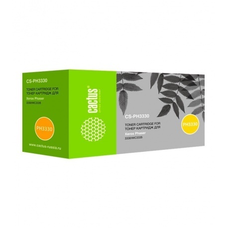 

Тонер Картридж Cactus 106R03621 CS-PH3330 черный (8500стр.) для Xerox Phaser 3330/WC3335
