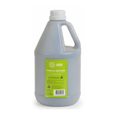 Тонер Cactus CS-TBR-1000 черный флакон 1000гр. для принтера Brot...