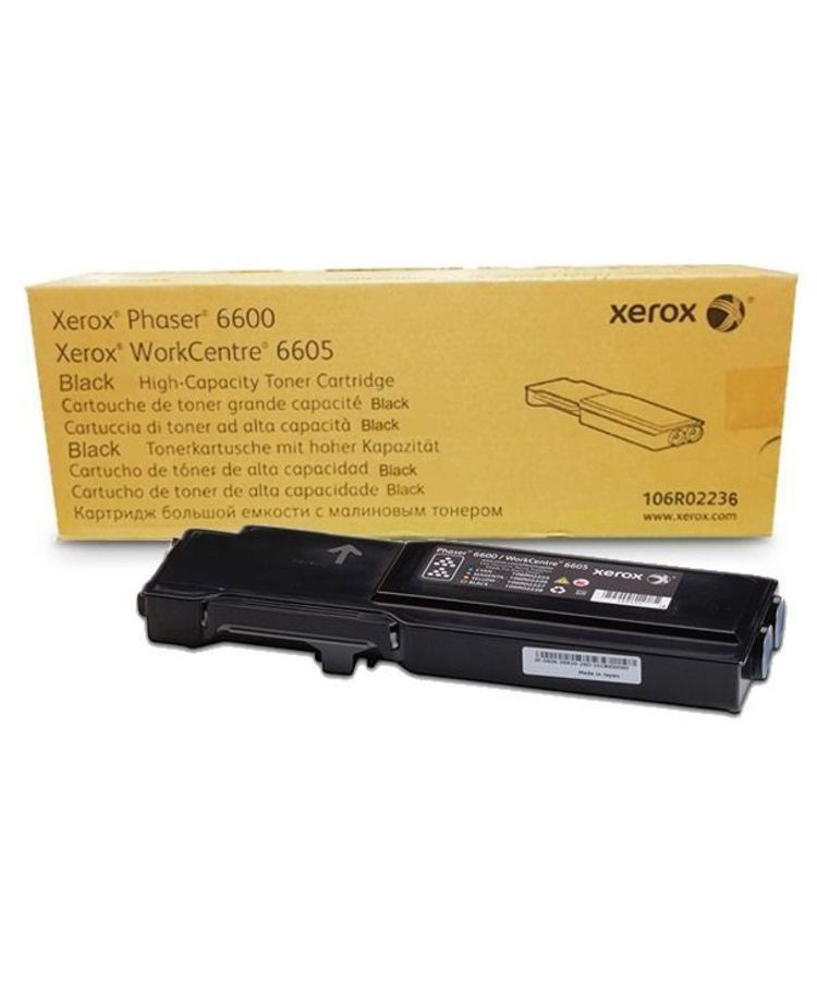Картридж лазерный Xerox 106R02236 черный для Xerox Ph 6600/WC 6605 чип xerox phaser 6600 wc 6605 magenta 106r02234 master 6k