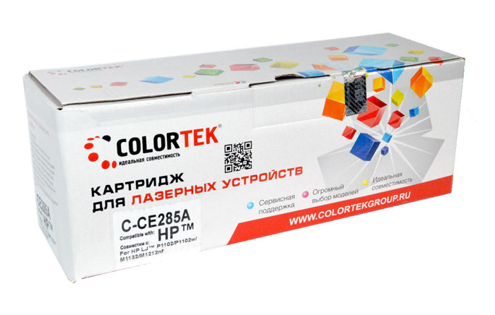 Фото - Картридж Colortek HP CE285A colortek ct cc364x 64x для принтеров hp