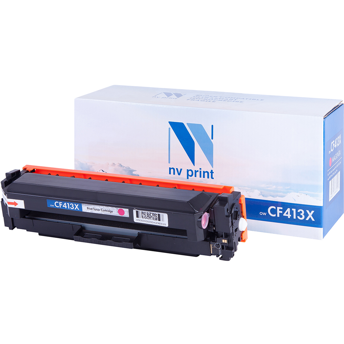 Картридж NV Print CF413X Magenta для Нewlett-Packard LaserJet Color Pro M377dw/M452nw/M452dn/M477fdn/M477fdw/M477fnw (5000k) тонер nv print для kyocera univ 1 кг