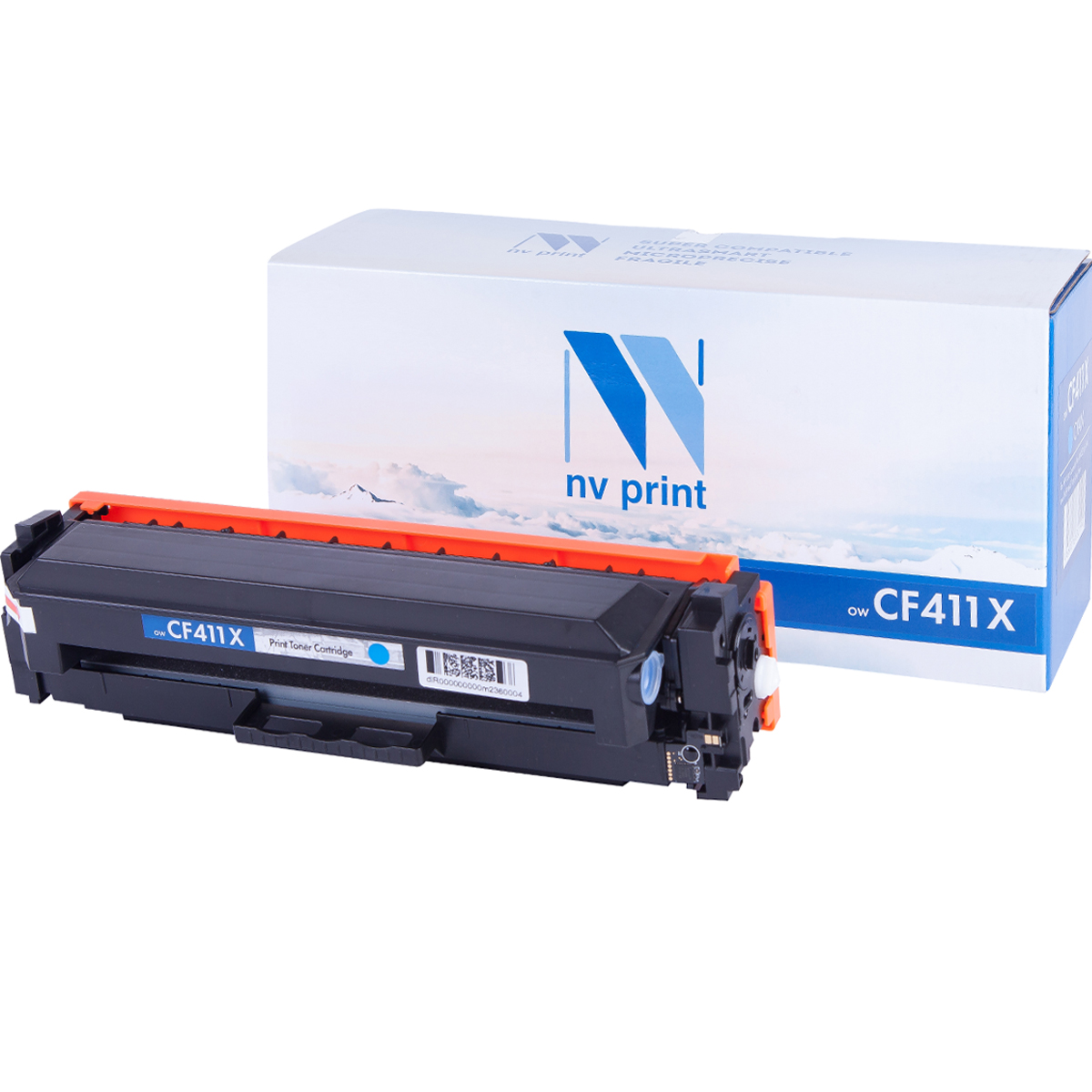 Картридж NV Print CF411X Cyan для Нewlett-Packard LaserJet Color Pro M377dw/M452nw/M452dn/M477fdn/M477fdw/M477fnw (5000k) тонер nv print для ricoh sp300 311 330 3400 377 1кг
