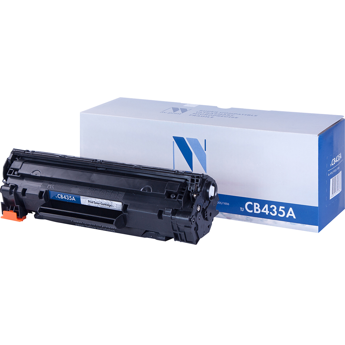 Картридж NV Print CB435A для Нewlett-Packard LJ P1005/1006 (1500k) nv print ce311a crg729 cyan для нewlett packard lj color cp1025 1000k