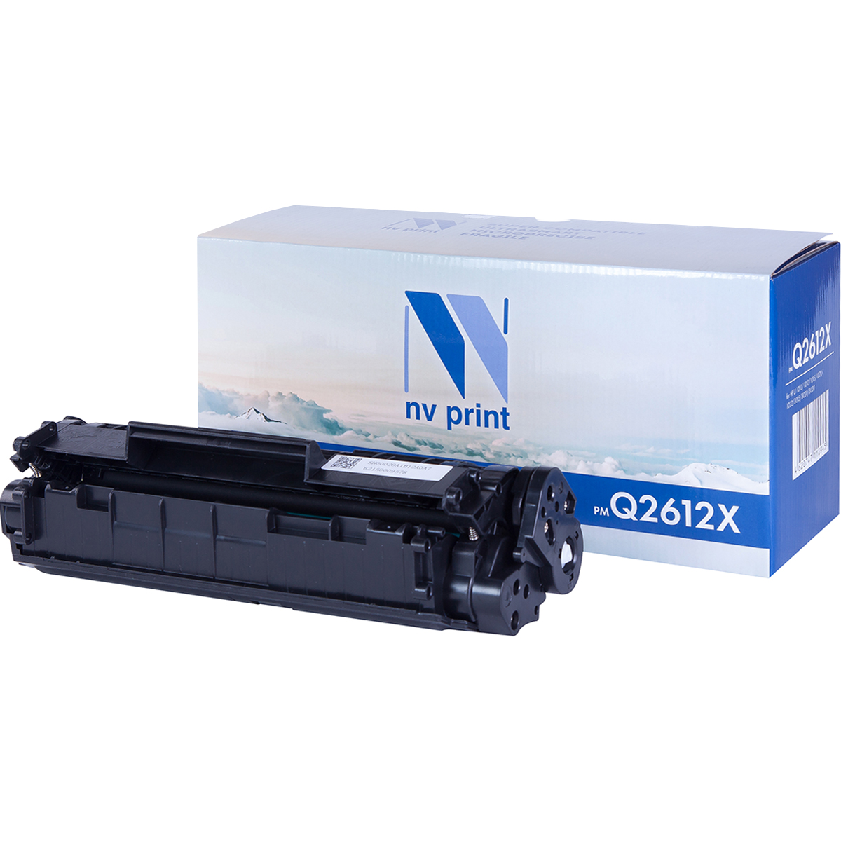 Картридж NV Print Q2612X для Нewlett-Packard LJ 1010/1012/1015/1020/1022/3015/3020/3030 (3500k)
