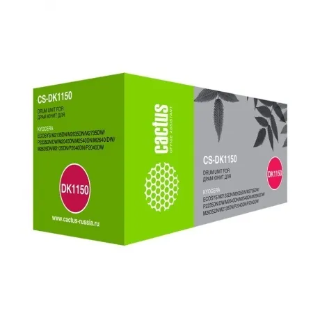 Фотобарабан Cactus CS-DK1150 ч/б:100000стр. для Mita M2040dn/ M2...