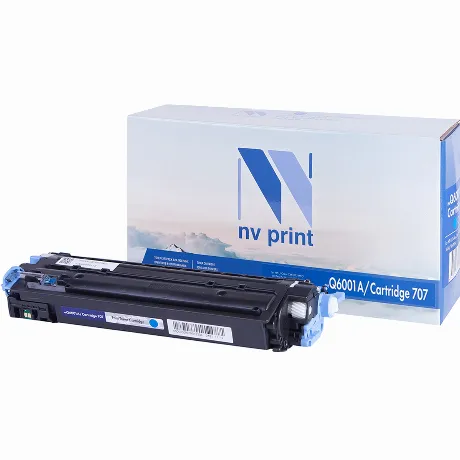 Картридж NV Print Q6001A/Can707 Cyan  для  Нewlett-Packard  LJ C...