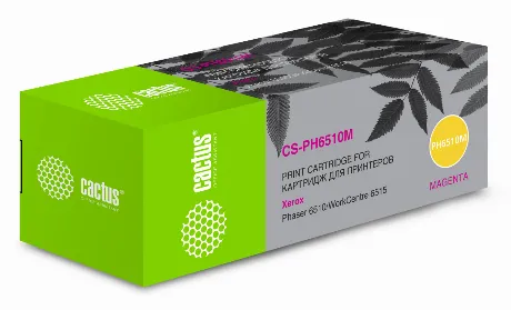 Картридж лазерный Cactus 106R03486 CS-PH6510M пурпурный (2400стр...
