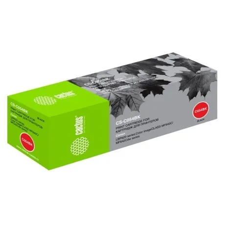 Картридж лазерный Cactus CS-C054BK черный (1500стр.) для Canon L...