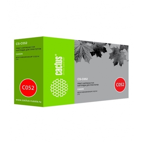 

Картридж лазерный Cactus CS-C052 черный (3100стр.) для Canon Canon MF421/426/428/429/LBP 212/214/215
