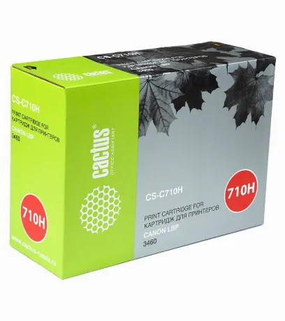 Картридж лазерный Cactus CS-C710H черный (12000стр.) для Canon L...