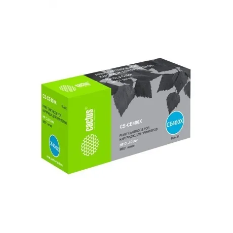Картридж лазерный Cactus CS-CE400X черный (11000стр.) для HP LJ ...
