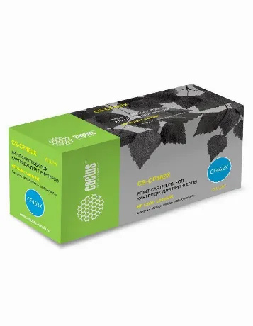 Картридж лазерный Cactus CS-CF462X желтый (22000стр.) для HP Col...