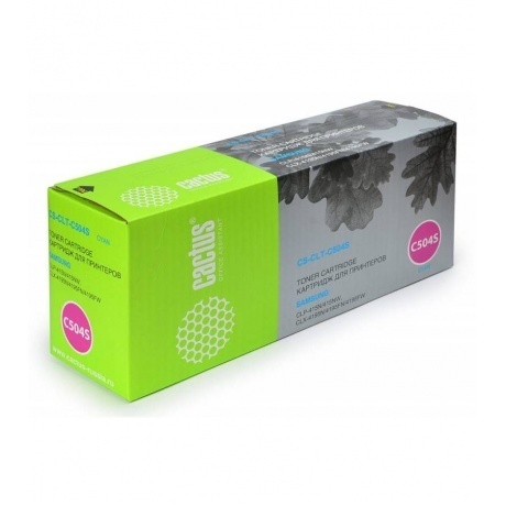 

Картридж лазерный Cactus CS-CLT-C504S голубой (1800стр.) для Samsung CLP-415N/ CLX-4195FW/4195FN