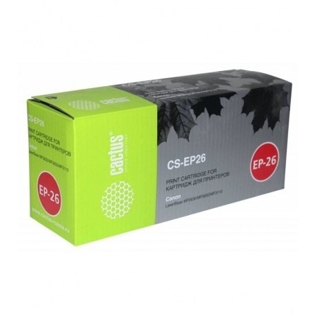 

Картридж лазерный Cactus CS-EP26 черный (2500стр.) для Canon LB MF5630/MF5650/MF3110