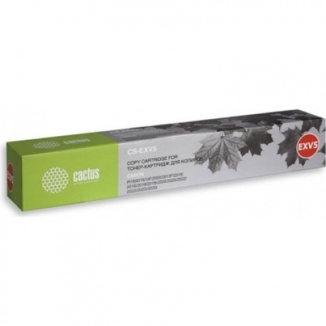 

Картридж лазерный Cactus CS-EXV5 черный (7850стр.) для Canon IR 1600/1605/1610/1630/1670/2000/2010
