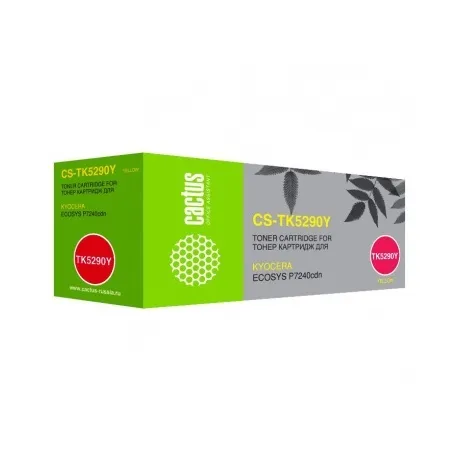 Картридж лазерный Cactus CS-TK5290Y желтый (13000стр.) для Kyoce...